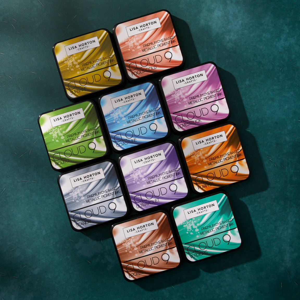 Lisa Horton Crafts Metallic Pigment Ink Pad - Mojito