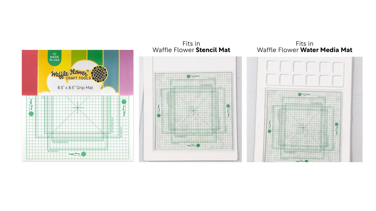 Waffle Flower 8.5x8.5 Grip Mat