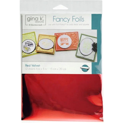 Gina K Designs/Thermoweb Fancy Foils - Red Velvet