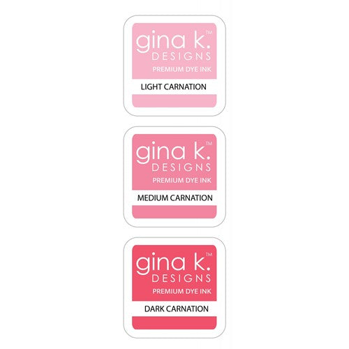 Gina K Designs Color Companions Ink Cube Set - Carnation
