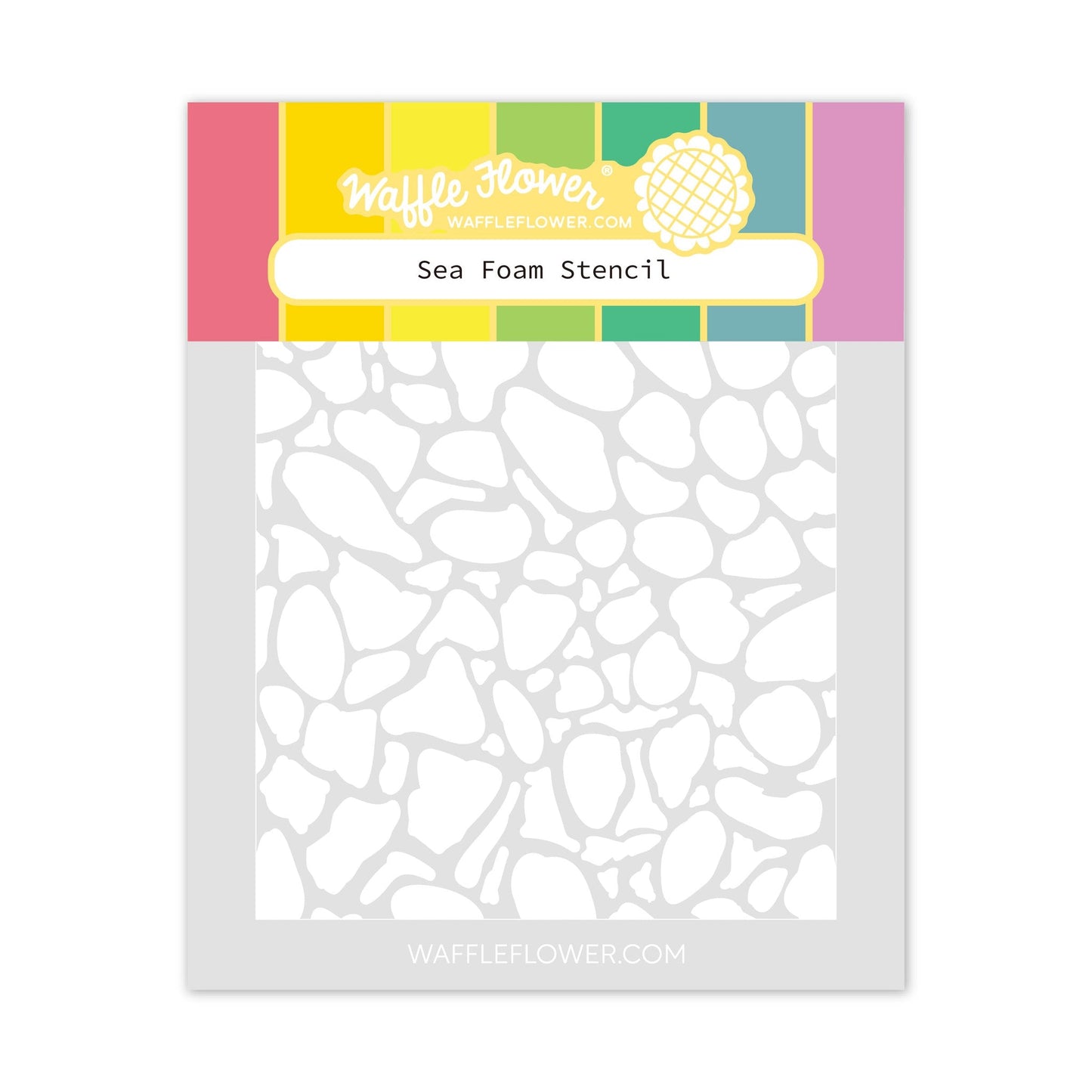 Waffle Flower Sea Foam Stencil