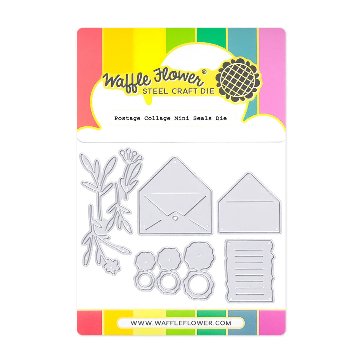 Waffle Flower Mini Seals Die Set