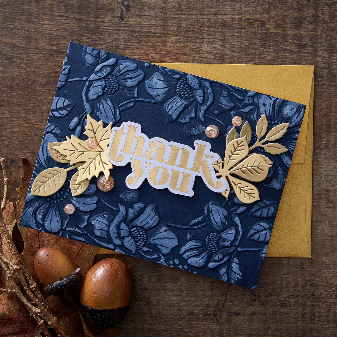 Spellbinders Woodland Tales Gold-Flecked Gems