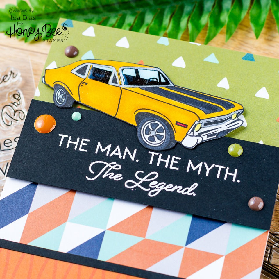 Honey Bee Stamps Father's Day 4x8 Stamp Set