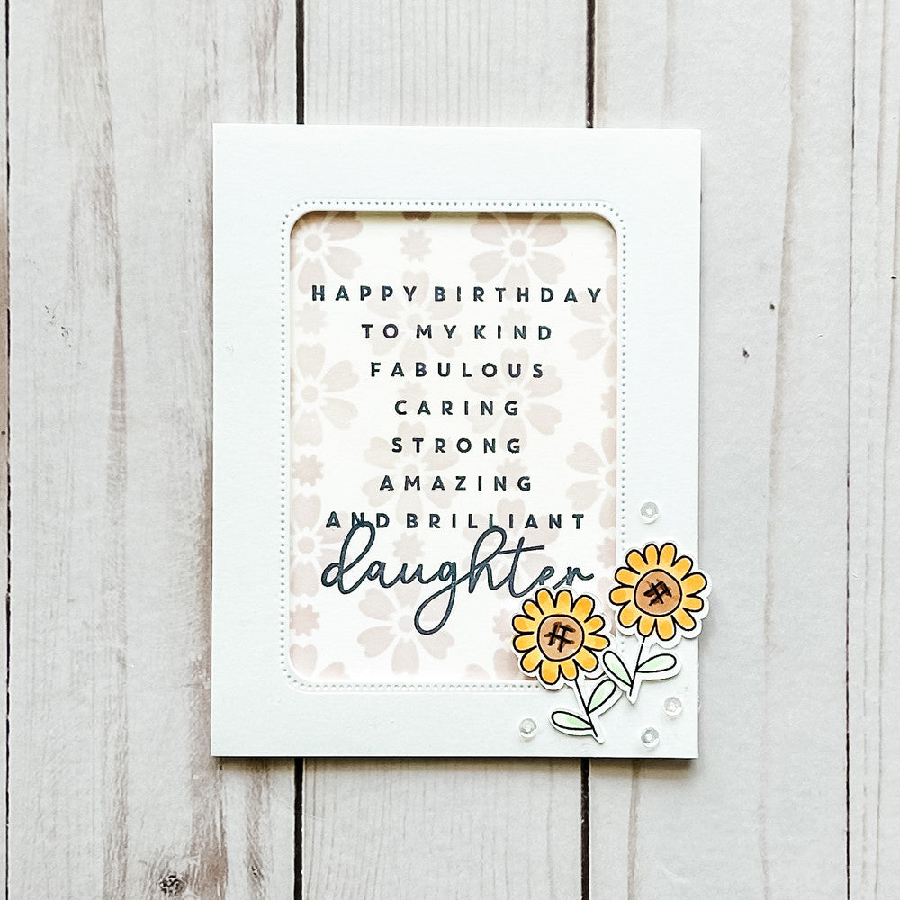 Avery Elle Brilliant Birthday Stamp Set