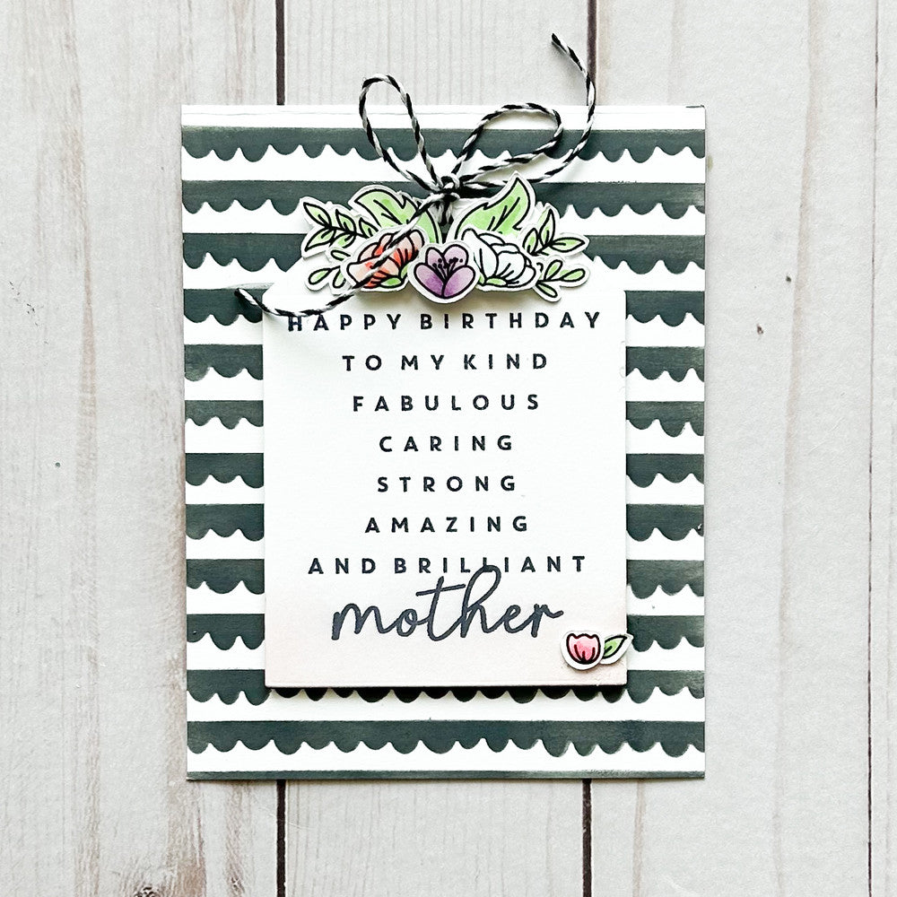 Avery Elle Brilliant Birthday Stamp Set