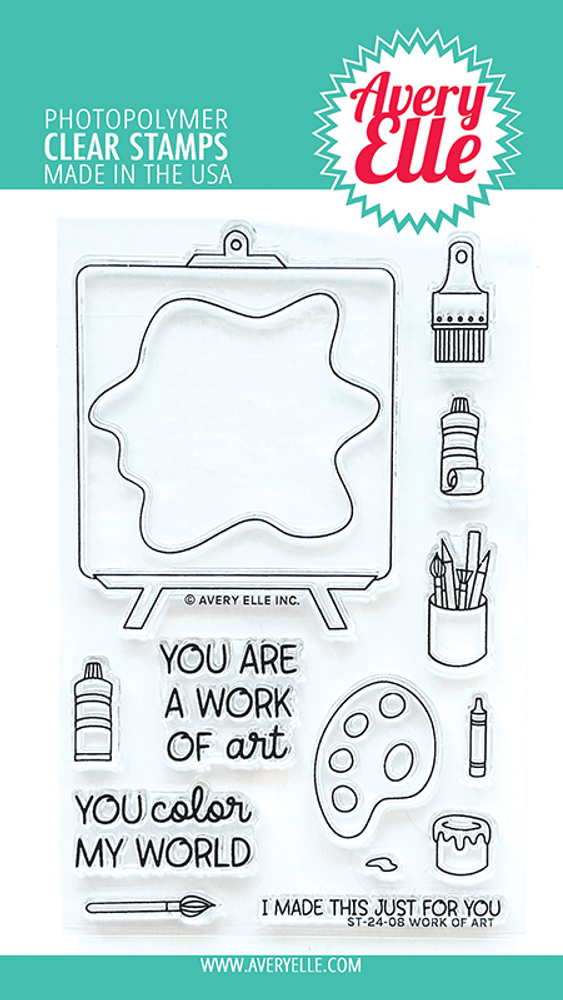 Avery Elle Work of Art Stamp Set