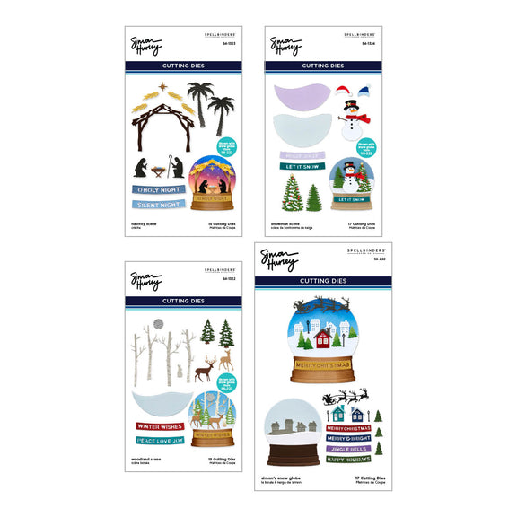 Spellbinders Simon's Snow Globe Dies Bundle by Simon Hurley