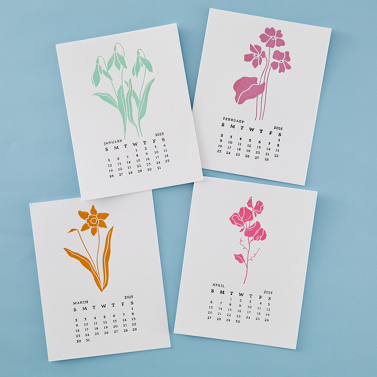 Florals Throughout the Year Calendar Class Set by Spellbinders