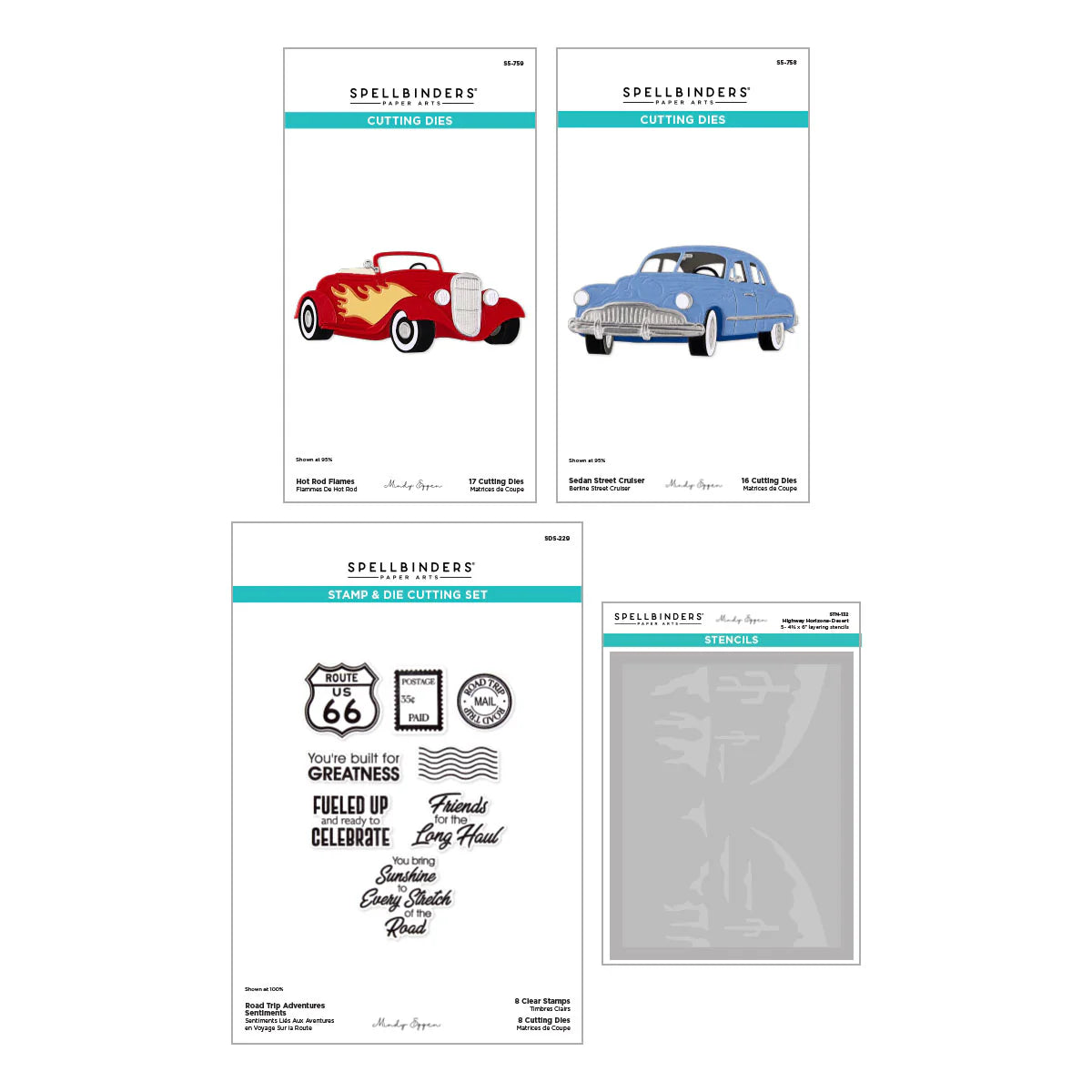 Spellbinders Classic Road Legends 2.0 Bundle - I Want it All!