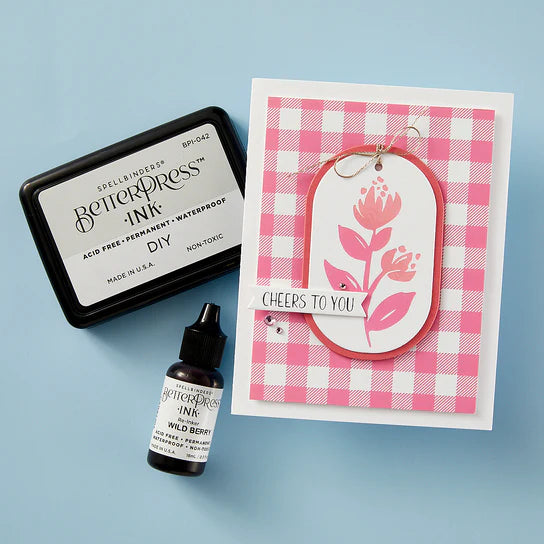 Spellbinders Peony Perfection Press Plate & Registration Template (BetterPress)