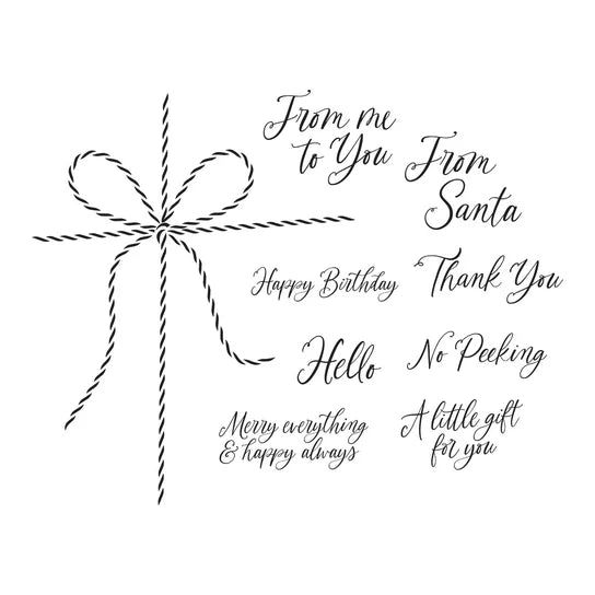 Spellbinders A Little Gift BetterPress Plates