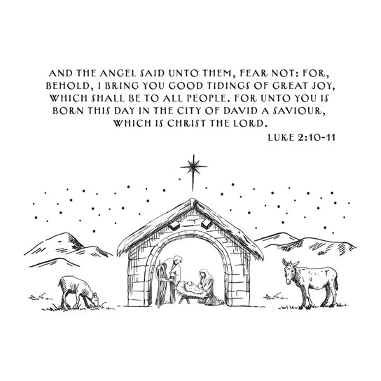 Spellbinders Christmas Gospel BetterPress Plates