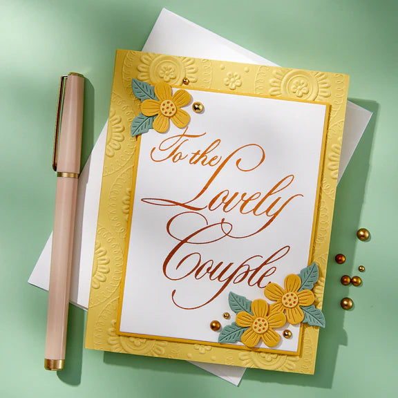 Spellbinders BetterPress Copperplate On Your Wedding Day Bundle