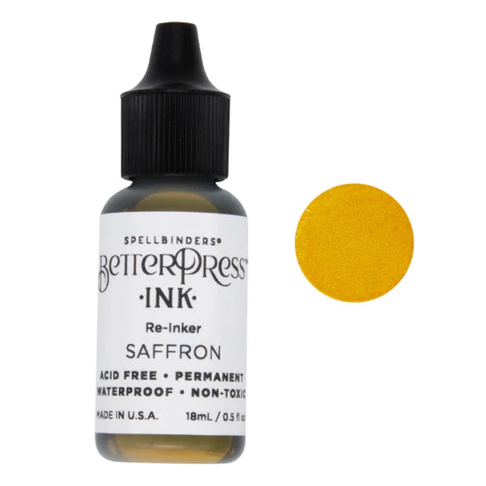 Spellbinders BetterPress Saffron Re-Inker