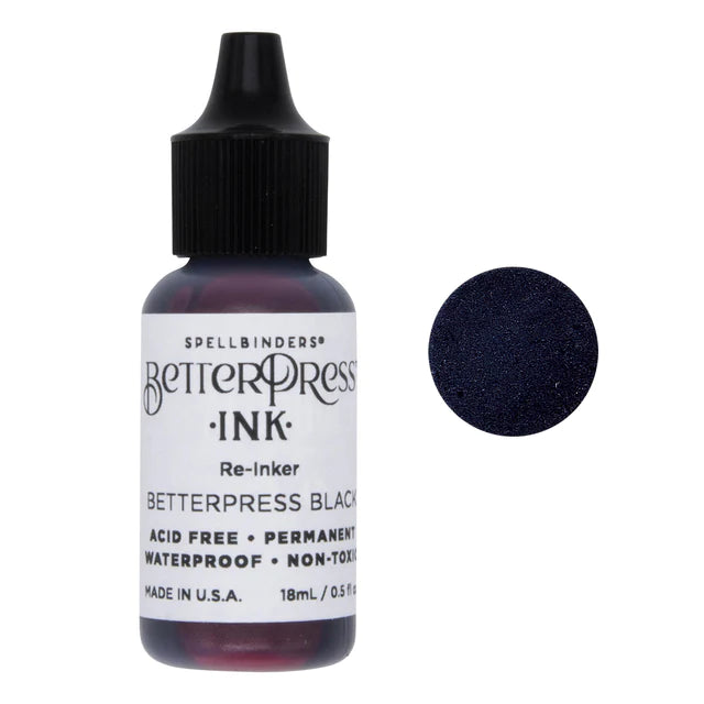 Spellbinders BetterPress Reinker - Black