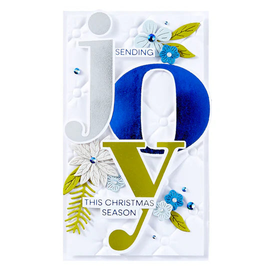 Spellbinders Color Mix Joy Press Plate & Registration Template