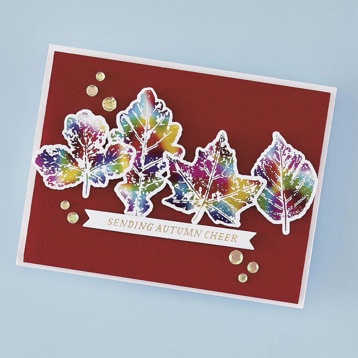 BetterPress Society September 2025 - Autumn Cheer Plates and Dies Set