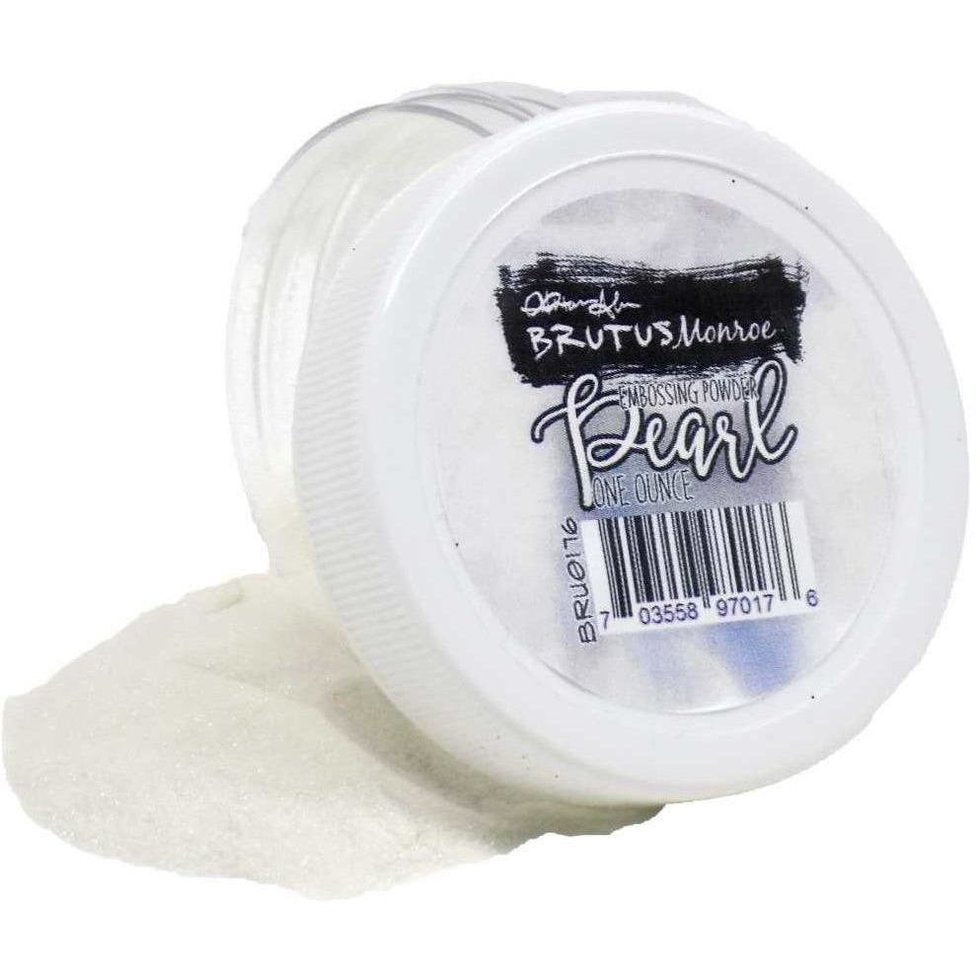 Brutus Monroe Embossing Powder - Pearl 1oz jar