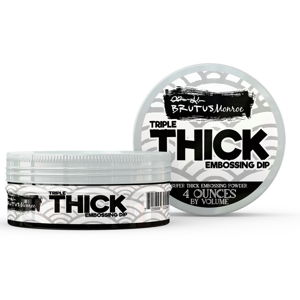 Brutus Monroe Triple Thick Embossing Dip - Transparent 4oz jar