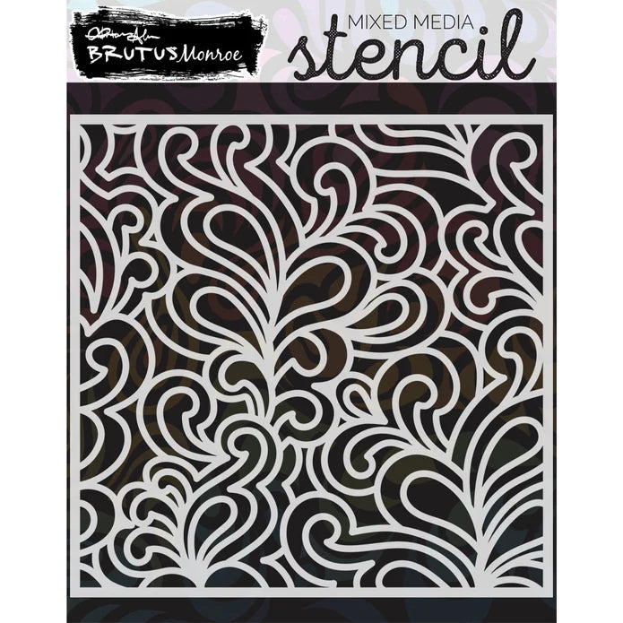 Brutus Monroe Mixed Media Stencil - Funky Fun