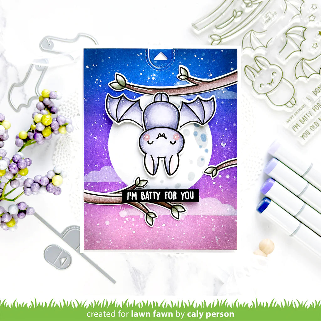 Lawn Fawn Batty For You Stamp Set