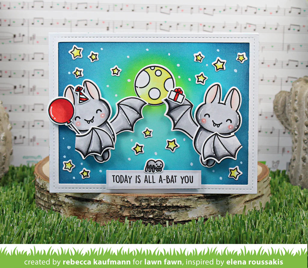 Lawn Fawn Batty For You Stamp Set