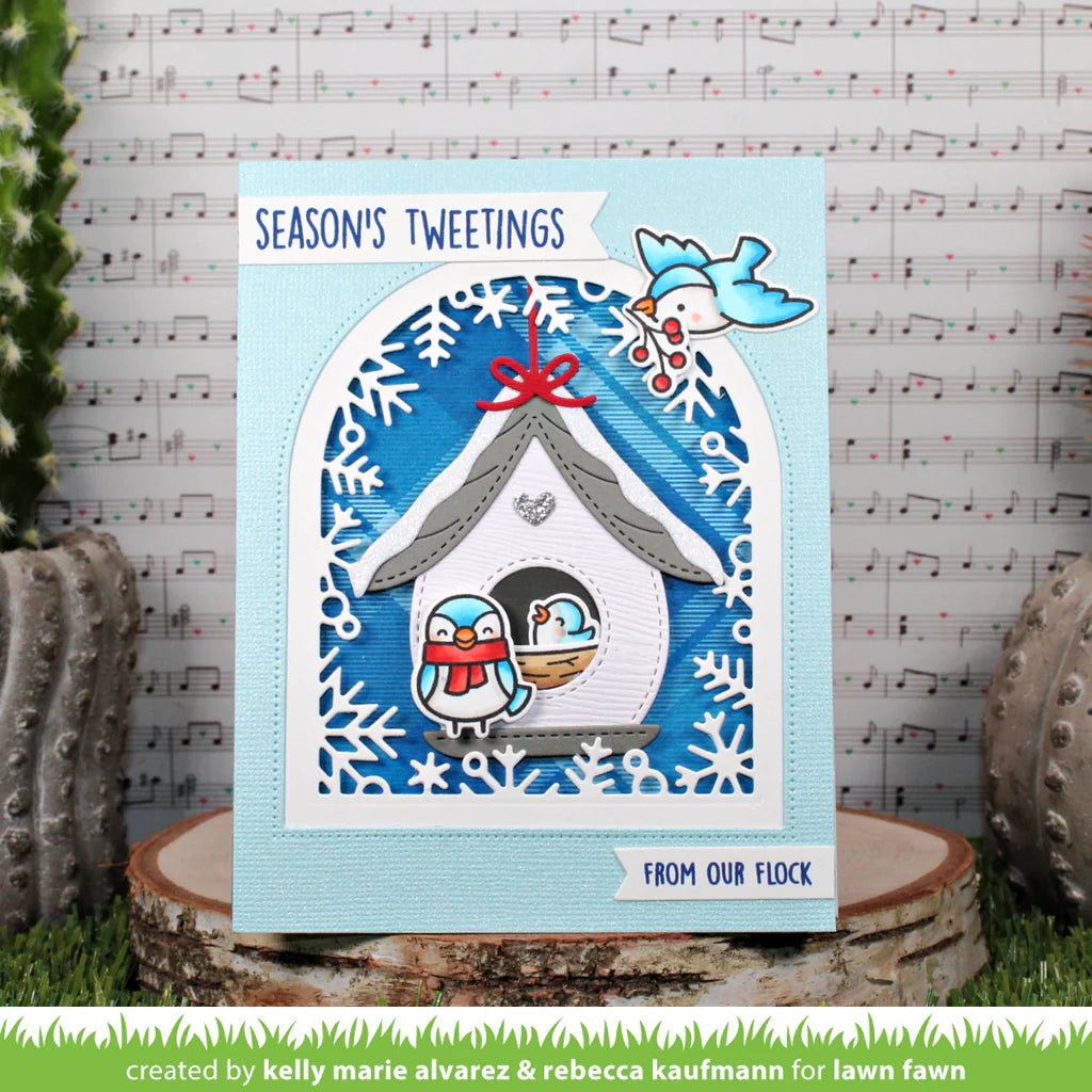 Lawn Fawn Winter Wonderland Window Die Set