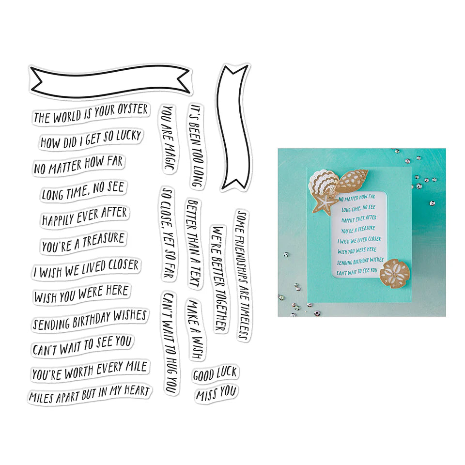 Hero Arts Banner Days Stamp Set