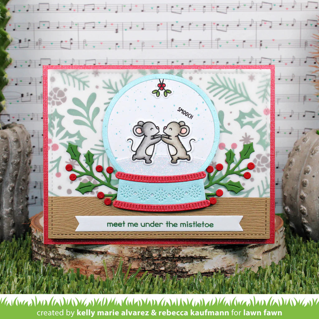 Lawn Fawn Build-a-Snow Globe Die Set