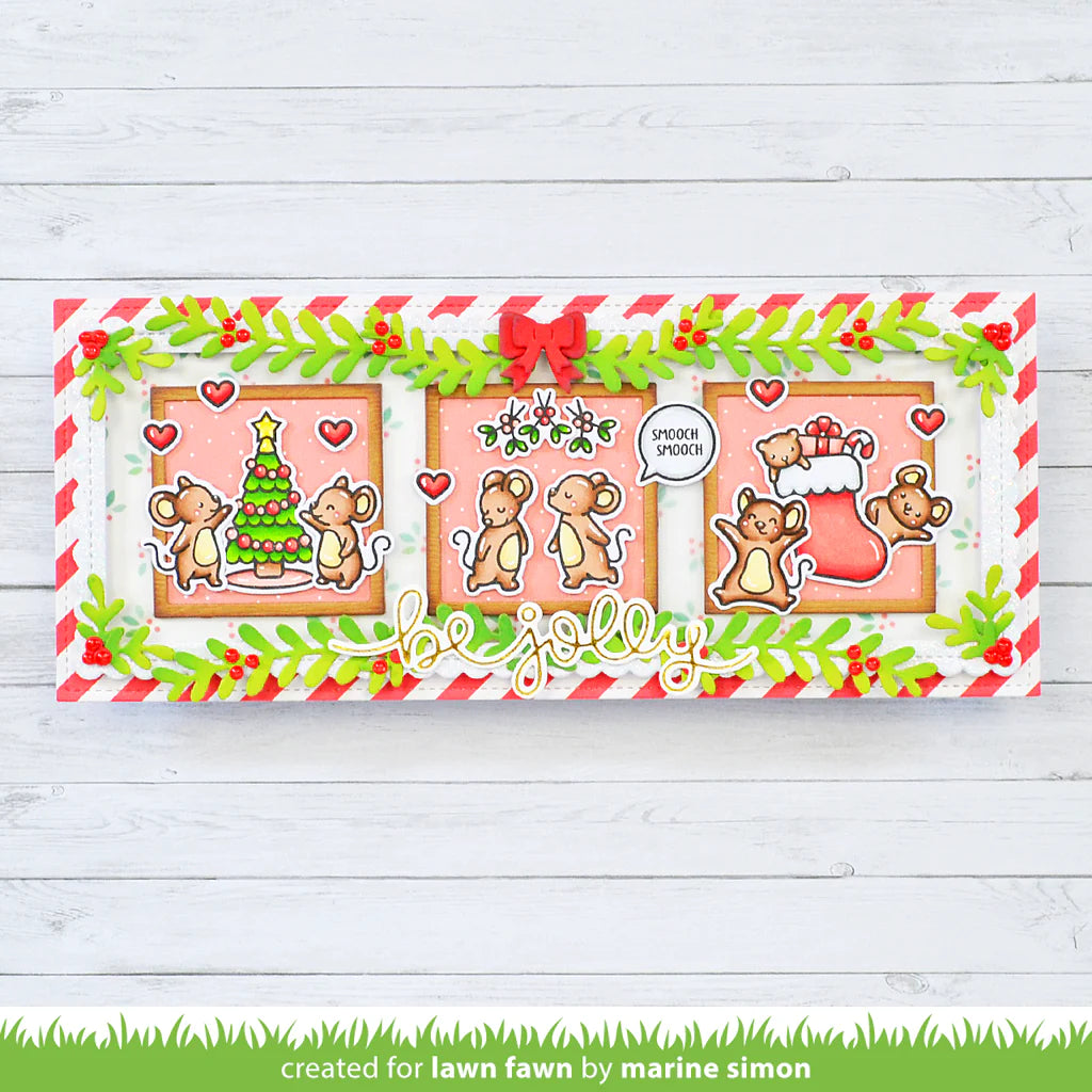 Lawn Fawn Christmas Before 'n Afters Stamp Set