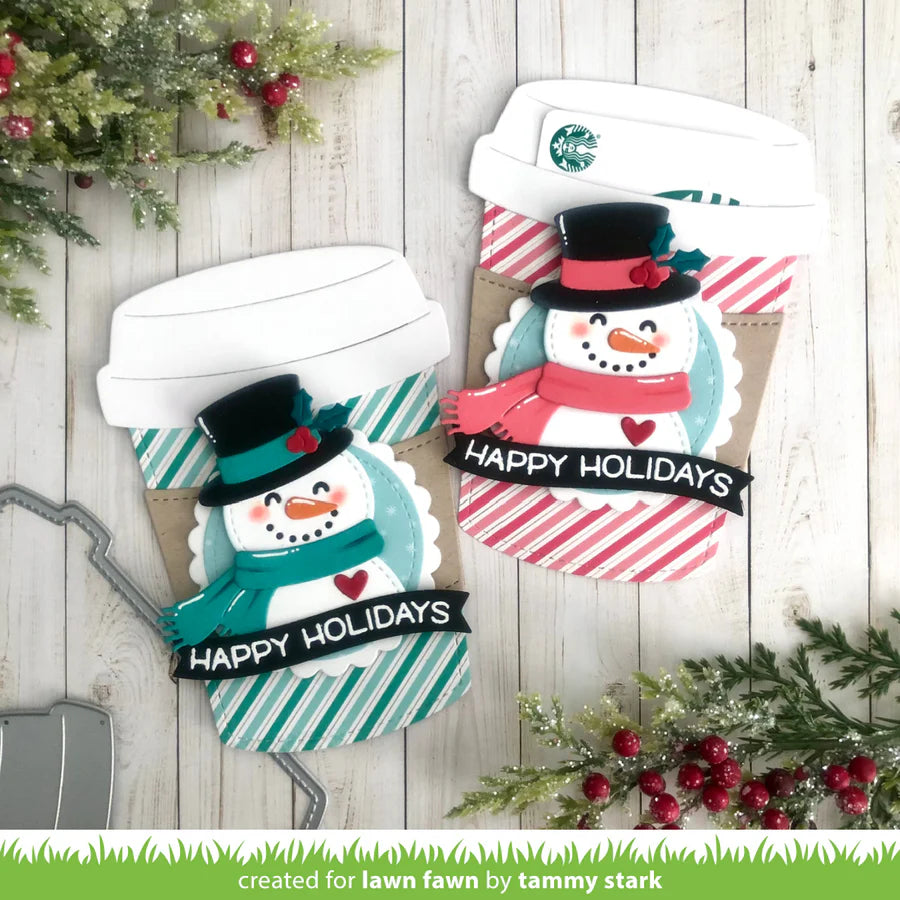 Lawn Fawn Candy Cane Lane Petite Paper Pack (6"x6")