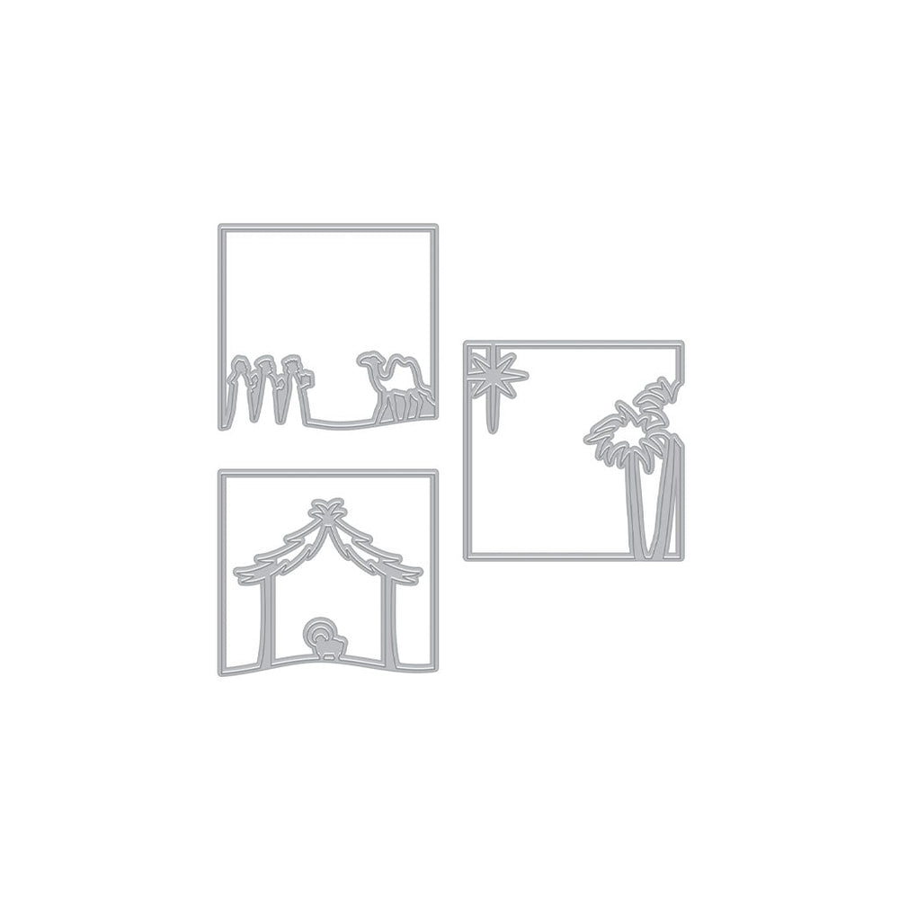 Hero Arts Looking Glass Nativity