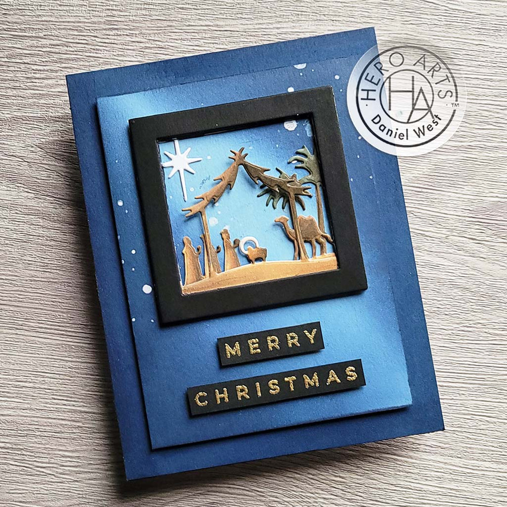 Hero Arts Looking Glass Nativity