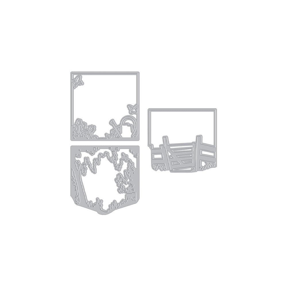 Hero Arts Looking Glass Farm Gate Dies