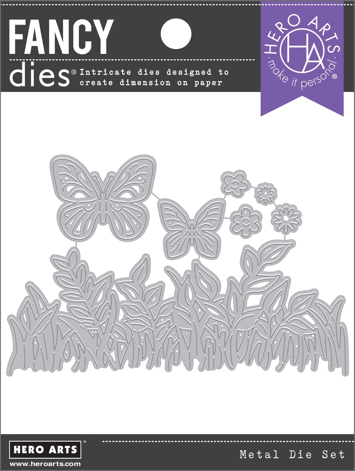 Hero Arts Butterfly Foliage Fancy Dies