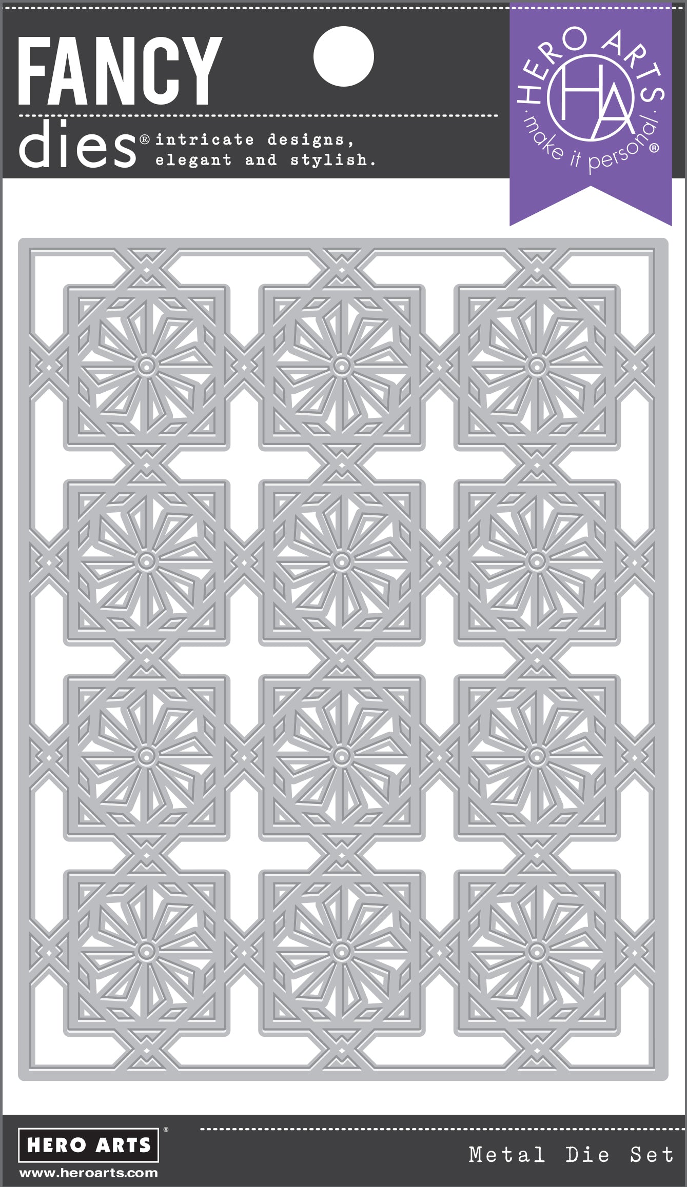 Hero Arts Parquet Cover Plate Die