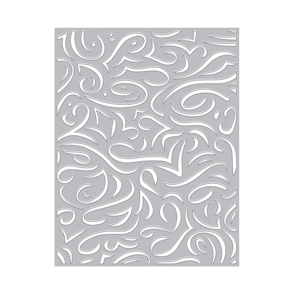 Hero Arts Swirls Confetti Die
