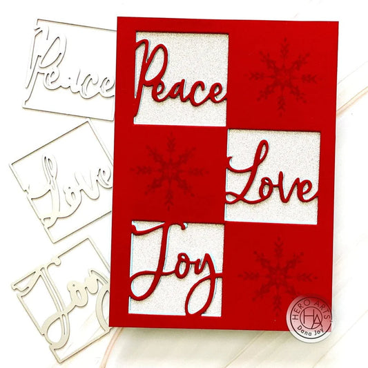Hero Arts Looking Peace Love Joy Dies
