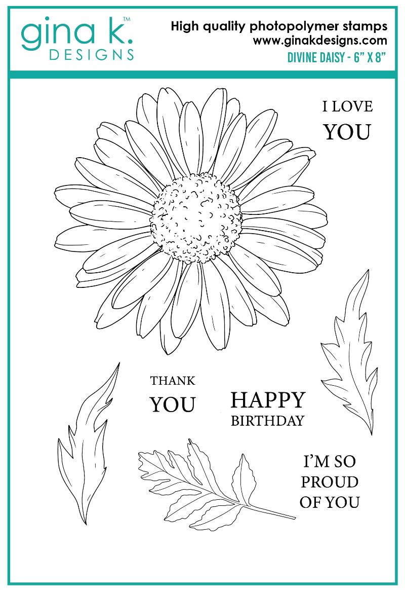 Gina K Designs Divine Daisy Coordinating Die Set
