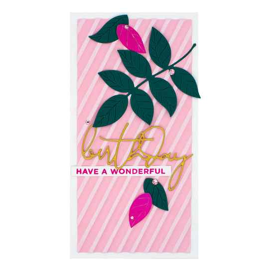 Spellbinders Corrugated 3D Embossing Folder