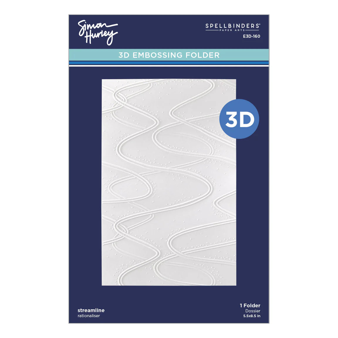 ski-son's greetings Dies and 3D Embossing Folder Bundle by Simon Hurley