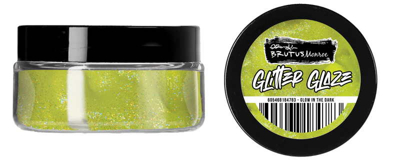 Glow in the Dark Glitter Glaze