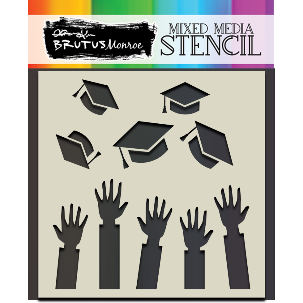 Brutus Monroe Mixed Media Stencil - Grad