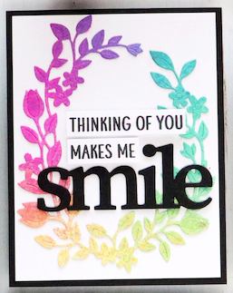 Hero Arts Floral Wreath Fancy Die