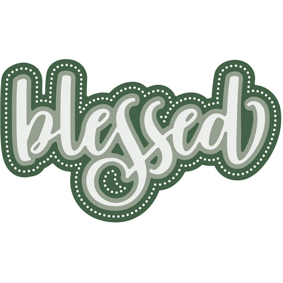 Honey Bee Stamps Blesssed 3x4 Stamp Set