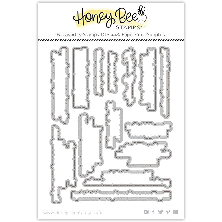 Honey Bee Stamps Inside: Snarky Birthday Sentiments 4x6 Stamp Set