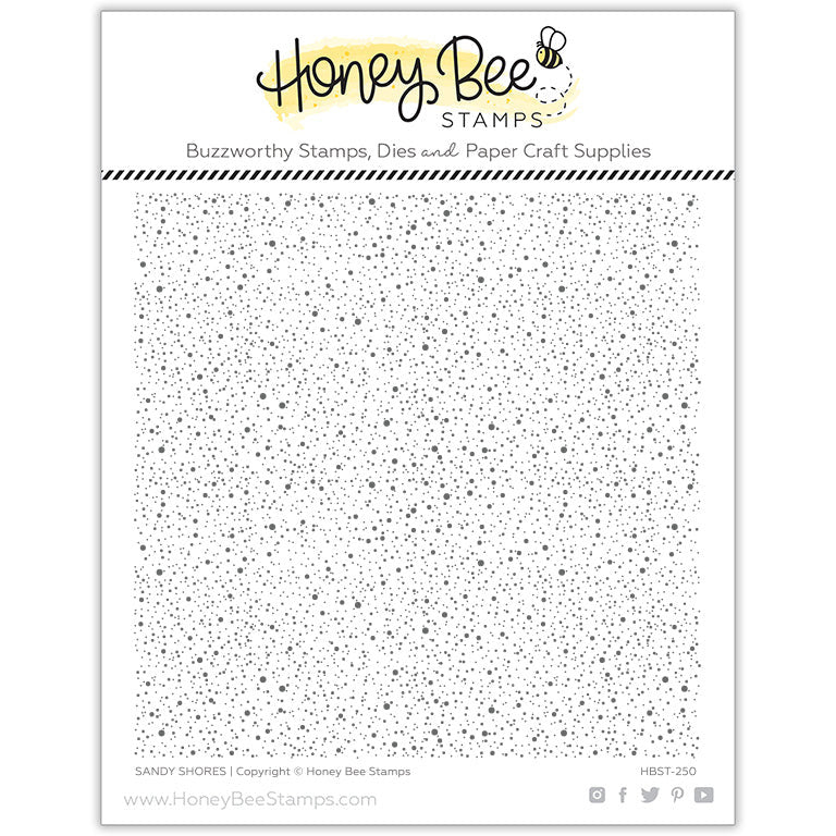 Honey Bee Stamps Sandy Shores 6 x 6 Stamp