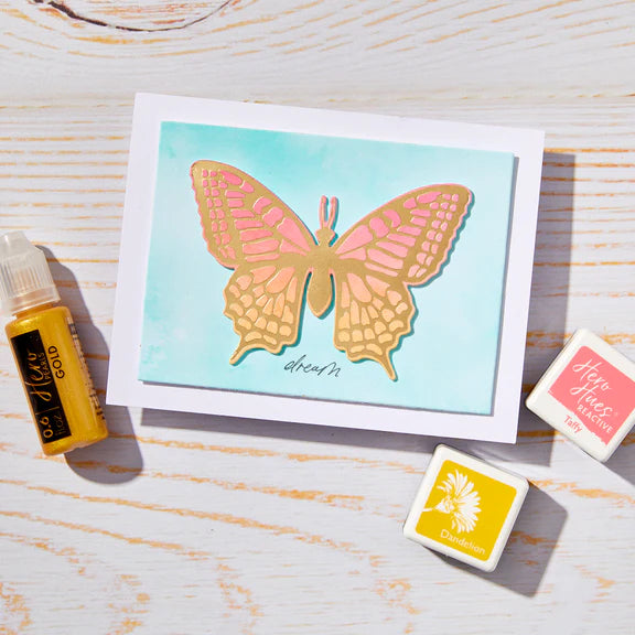 Hero Arts Butterfly Foil & Cut foil plate and die set