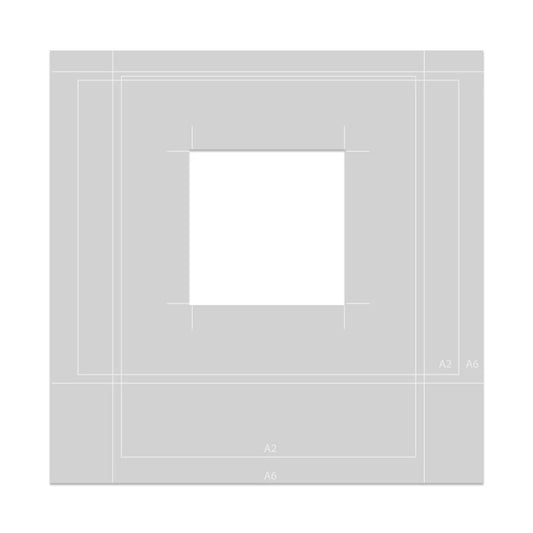 Hero Arts Alignment Tool - A2 & A6 Stencil
